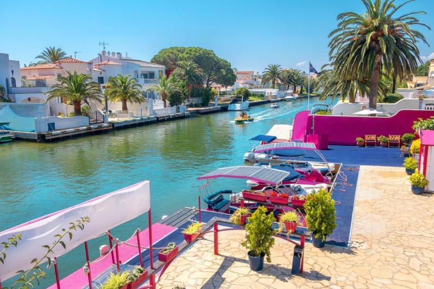 A16-Casa Con Barbacoa En La Playa Villa Empuriabrava Exteriör bild
